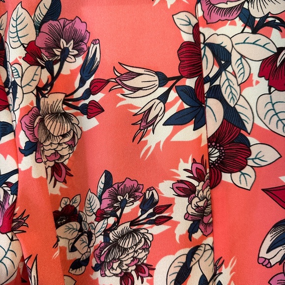 Yumi Kim Floral Print Romper - Coral - Picture 7 of 7